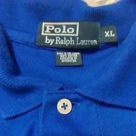 Polo by Ralph Lauren Blue Collared Short Sleeve Polo. Men’s Size XL - Picture 4 of 9